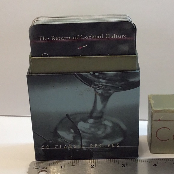 “The Cocktail Hour” 50 classic recipes on hard 3.5” x 5” cards - Picture 14 of 16